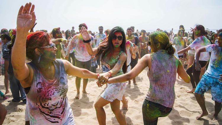 Holi on the Beach