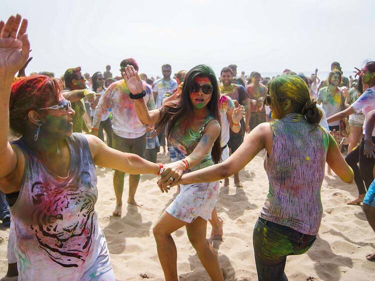 Holi on the Beach