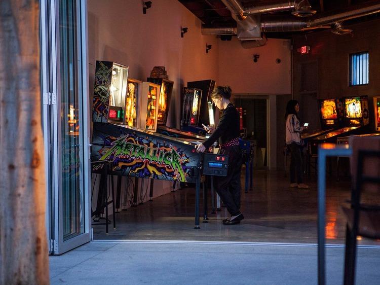 Have some fun at an arcade bar