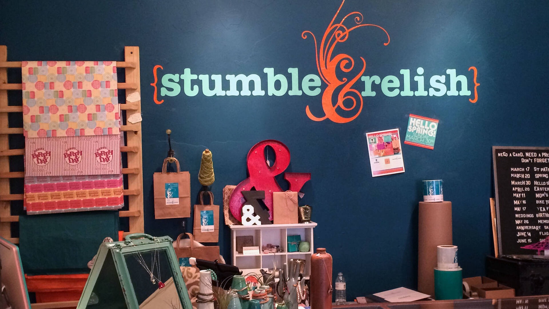 Stumble & Relish Shopping in Evanston, Chicago