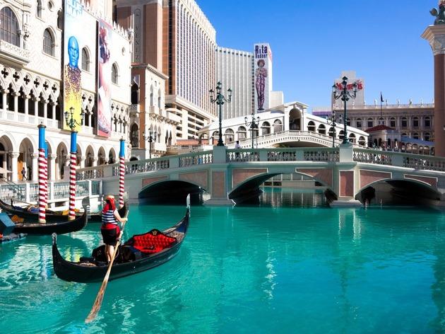 Gondola at the Venetian Gondola ride at the Venetian