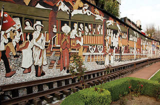 Murales de Ariosto Otero en la Magdalena Contreras