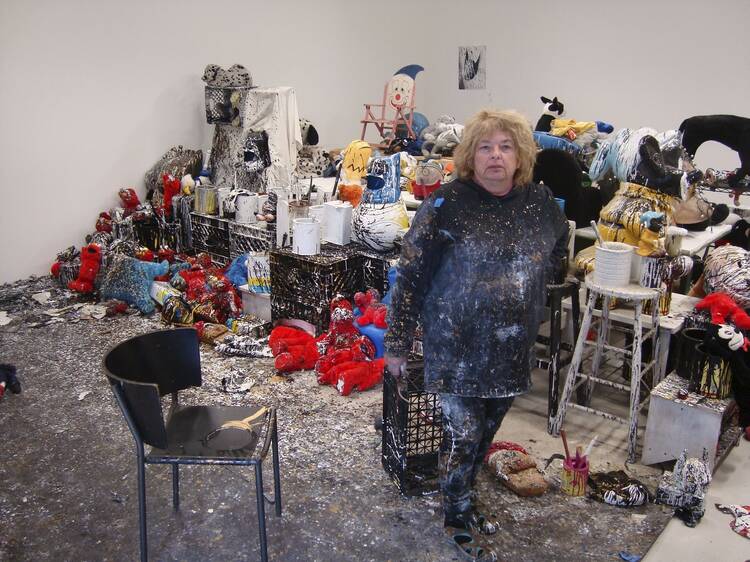 Joyce Pensato at the Lisson Gallery, March 2014