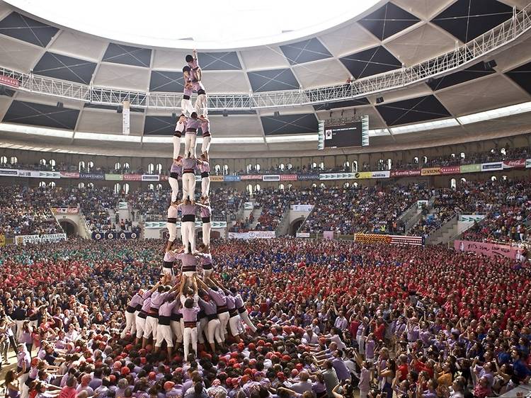 Concurs de Castells in Tarragona 