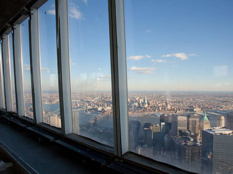 The view from the 100th floor of One World Trade Center