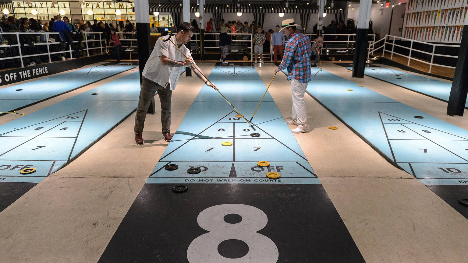 The Royal Palms Shuffleboard Club Bars in Gowanus, New York