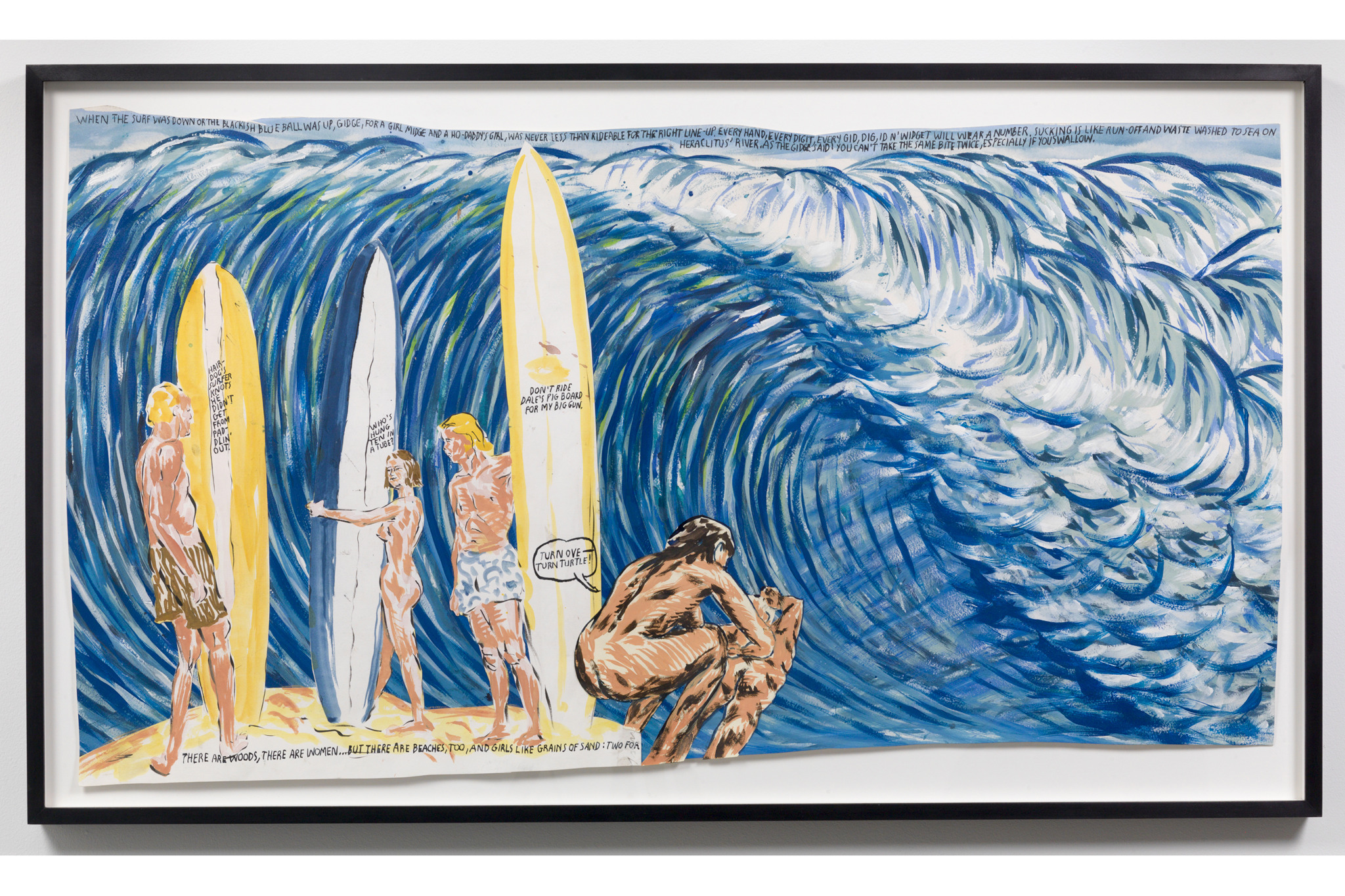 "Are Your Motives Pure? Raymond Pettibon Surfers 19872012" Art in