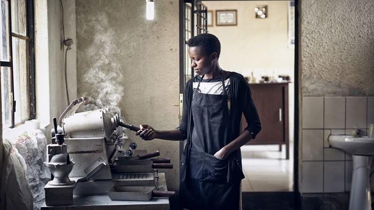 Jonathan Gregson ('Coffee Roasting, Rwanda'. Category winner: Food and its Place)