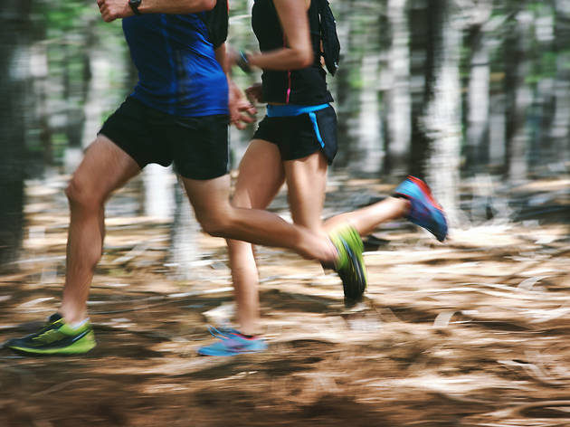 running running