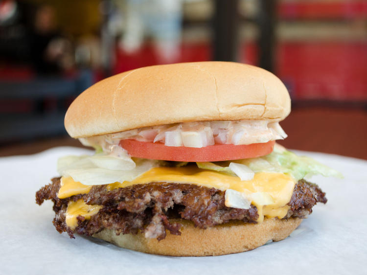 RHR Double Cheeseburger at Red Hot Ranch