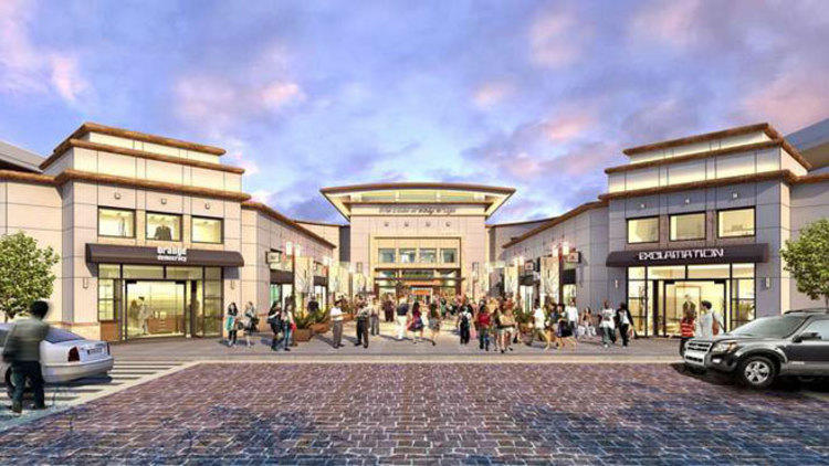 Rendering of the Mall at Bay Plaza