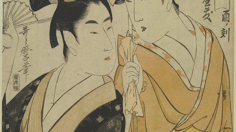 Kitagawa Utamaro ('Hour of the Clock, Servant from a samurai Mansion', 1798-1804)