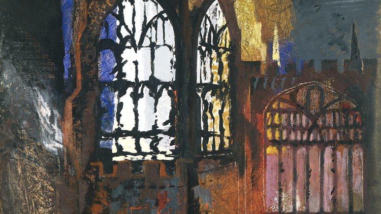 John Piper ('Coventry Cathedral', 1940)