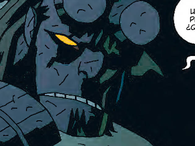 Una vinyeta de 'Hellboy en el infierno'