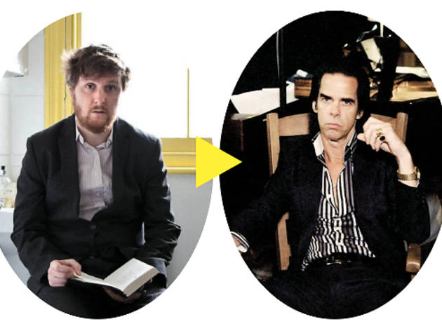 (Tim Key: © Rob Greig. Nick Cave: © Cat Stevens)