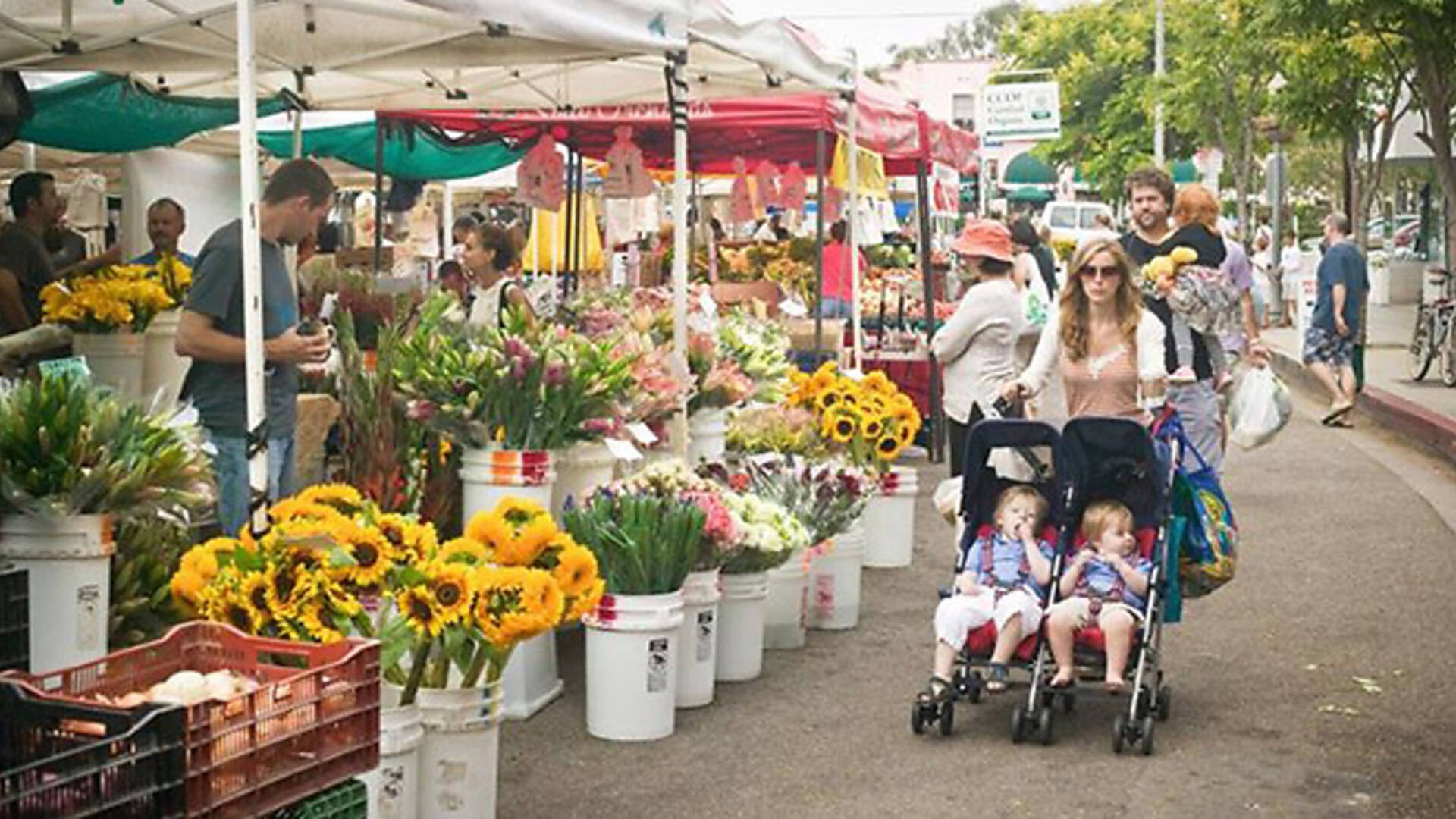 Pacific Palisades Farmers' Market Shopping in Pacific Palisades, Los