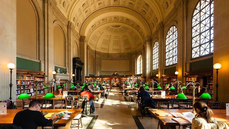 Have tea at the Boston Public Library