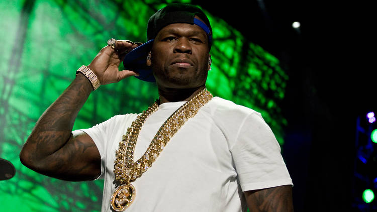 50 Cent performs at Summer Jam 2014 on June 1, 2014.