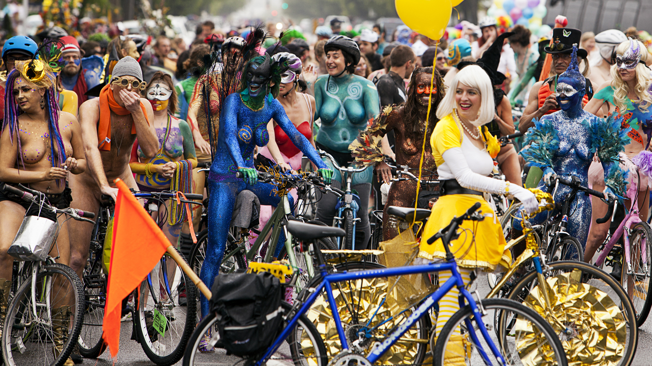 World Naked Bike Ride 2015