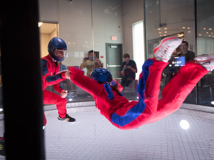 Go skydiving inside at iFLY