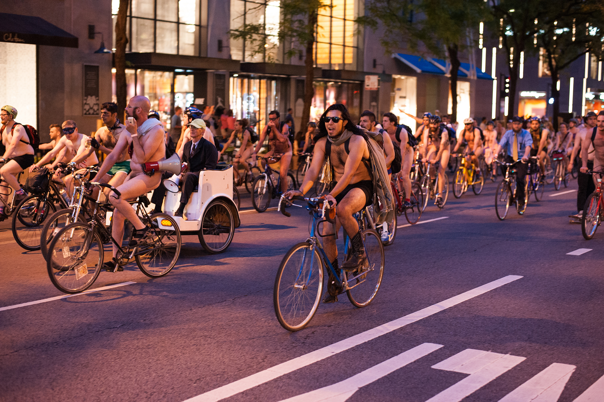 Thousands Of Portlanders Roll Free On The Naked Bike Ride