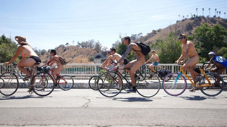 World Naked Bike Ride Los Angeles 2014