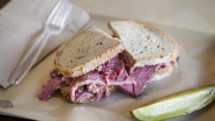 The O.G. (pastrami sandwich) from Wexler's Deli at Grand Central Market