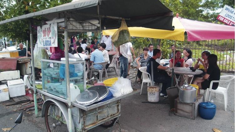 Assam laksa stall