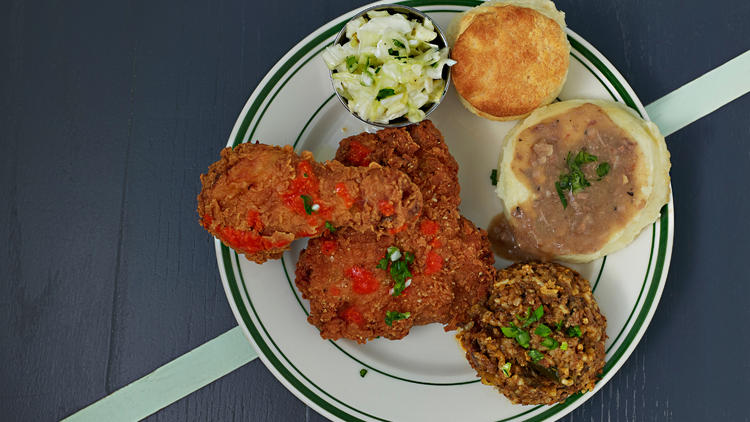 Analogue offers Tuesday night fried chicken dinners.