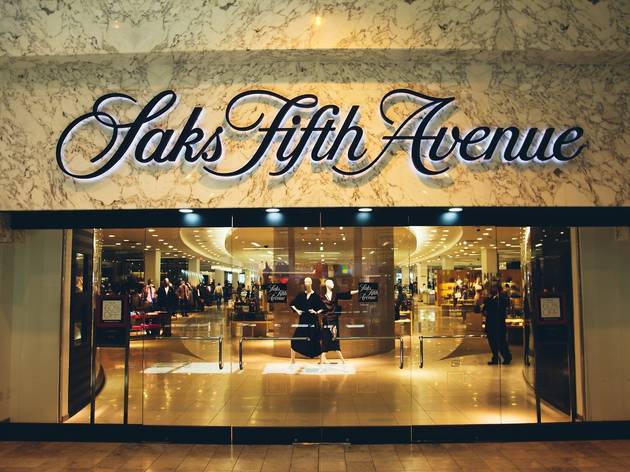 Saks Fifth Avenue Shopping In Back Bay Boston