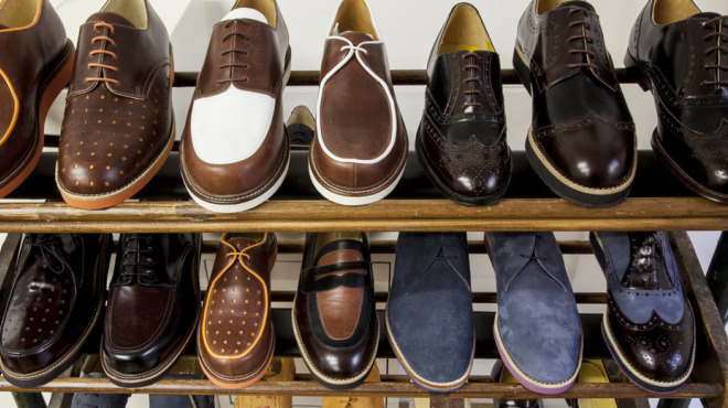 Shoe department shop dress shoes