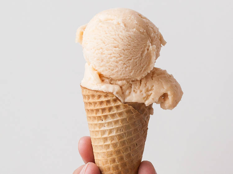 Cantaloupe & Sun Tea sorbet at Jeni's Splendid Ice Creams