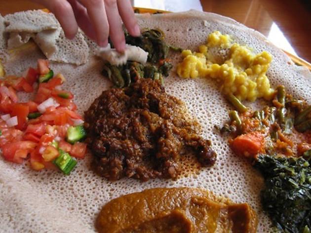 Injeras, plat éthipien Injeras, plat éthipien