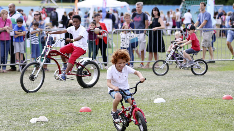 Cycling at Bounce Festival