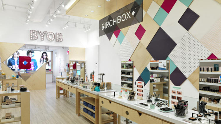 Birchbox Shopping in Soho New York