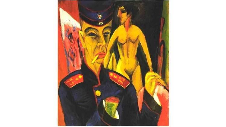 'Autoretrat', d'Ernst Kirchner