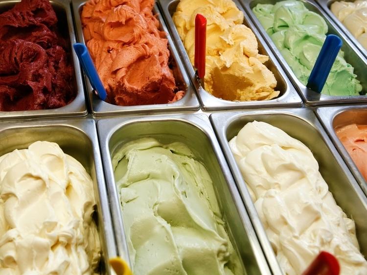 Disfrutar de los mejores helados