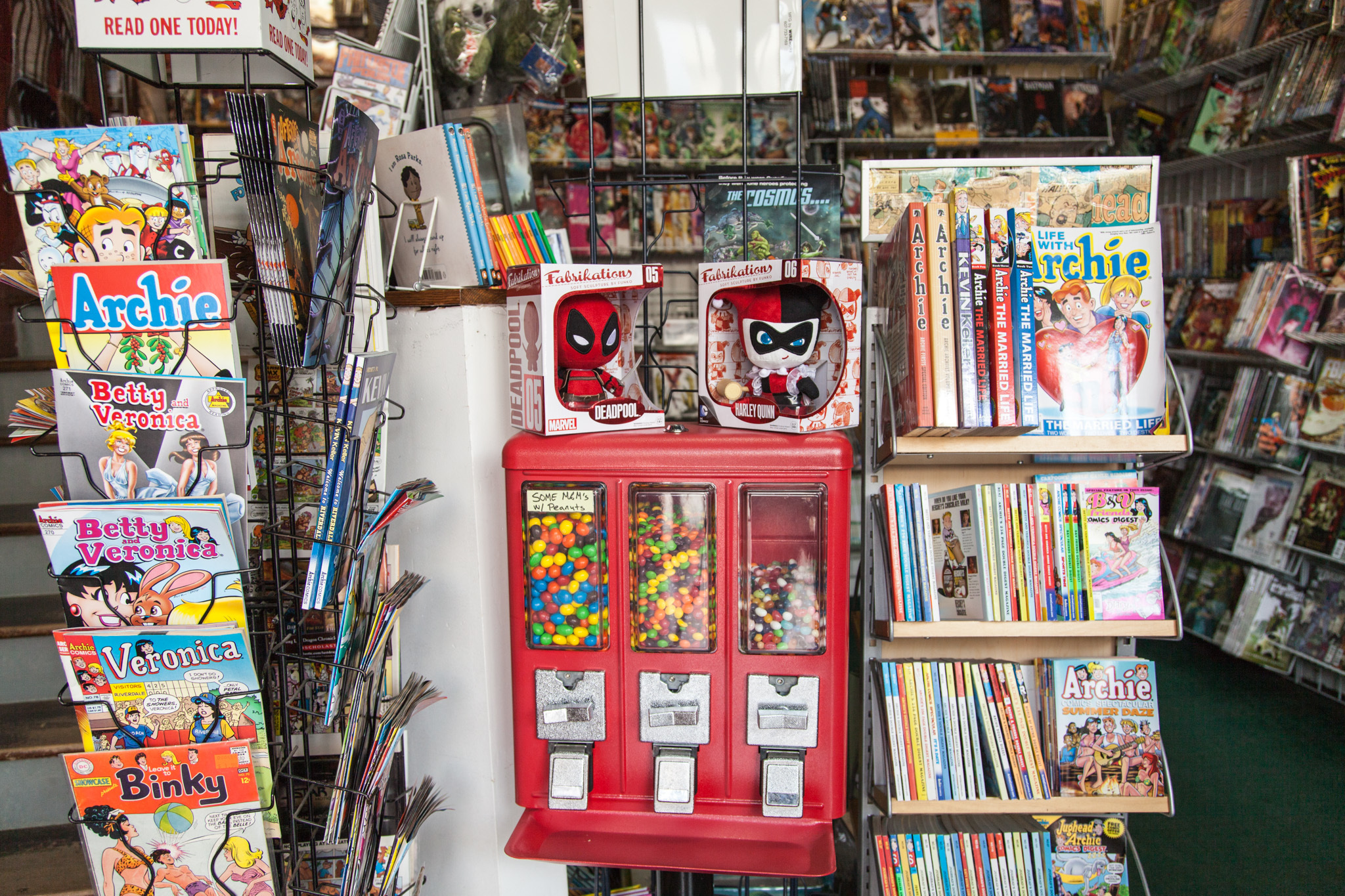 First Aid Comics Shopping in Hyde Park, Chicago