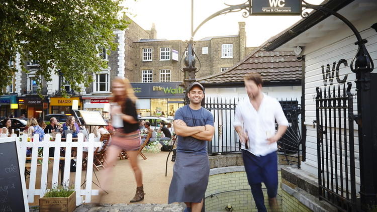 Have cocktails in a public toilet