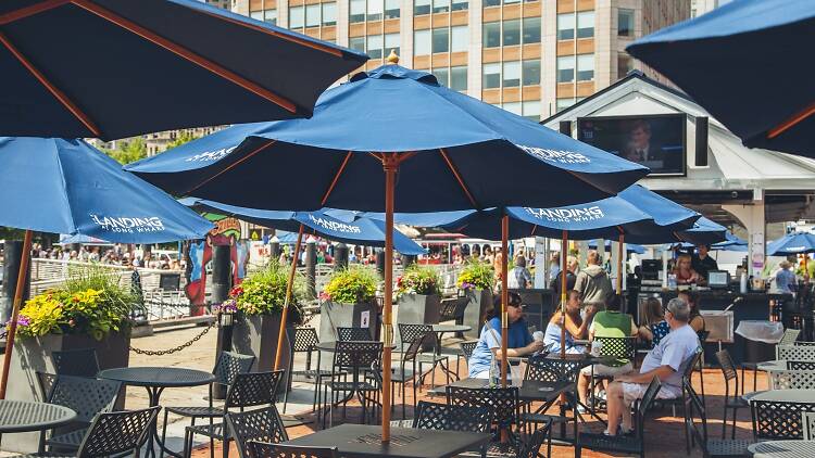 Have a dinner at one of the best patios in Boston