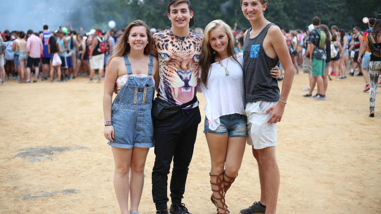 Lollapalooza Music Festival 2014, Friday: Faces in the crowd