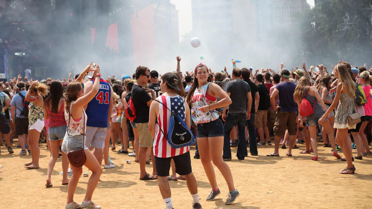 Lollapalooza Music Festival 2014, Friday: Faces in the crowd