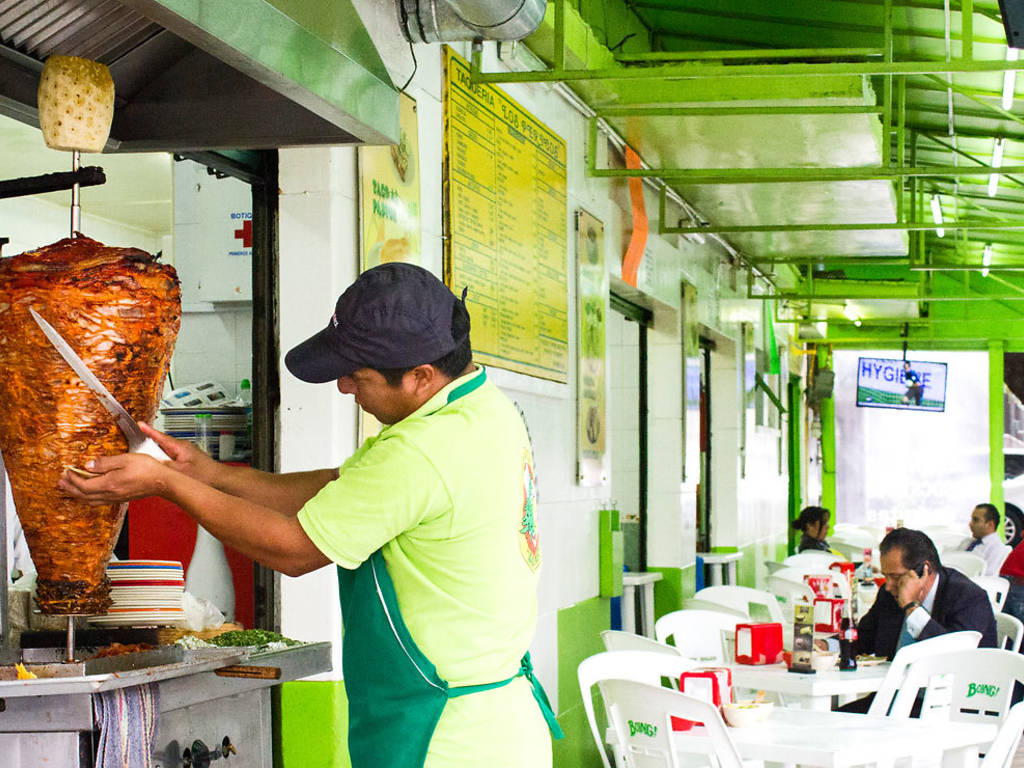 Tacos al pastor de la Ciudad de México