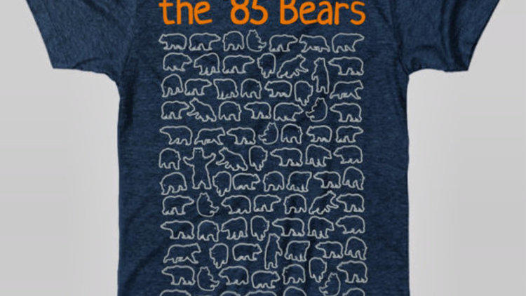 23 Chicago Bears shirts, and only 9 of them are Ditka-related