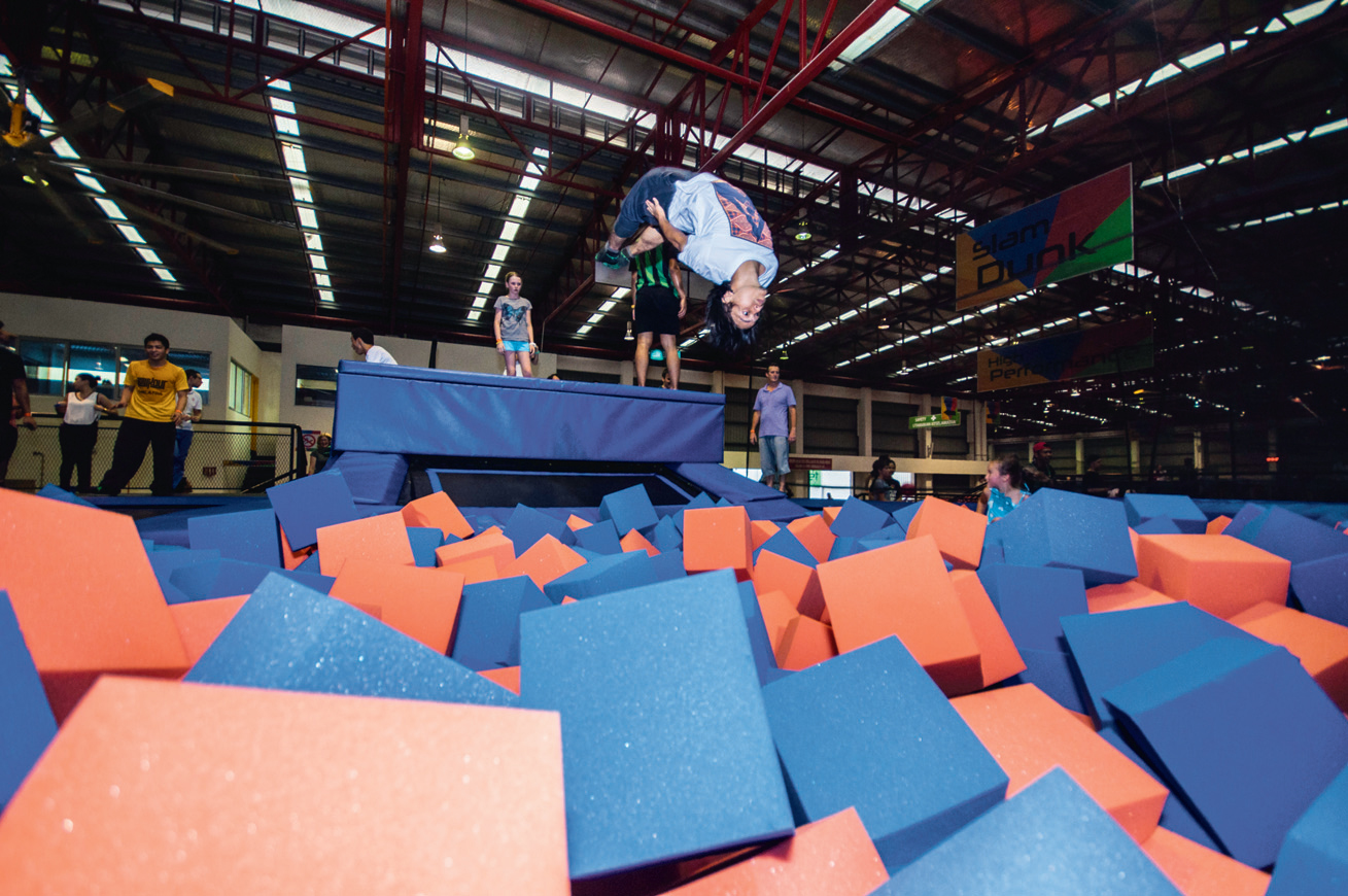 Inside Jump Street Trampoline Park Kuala Lumpur