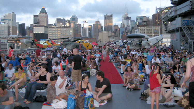 Catch an outdoor movie