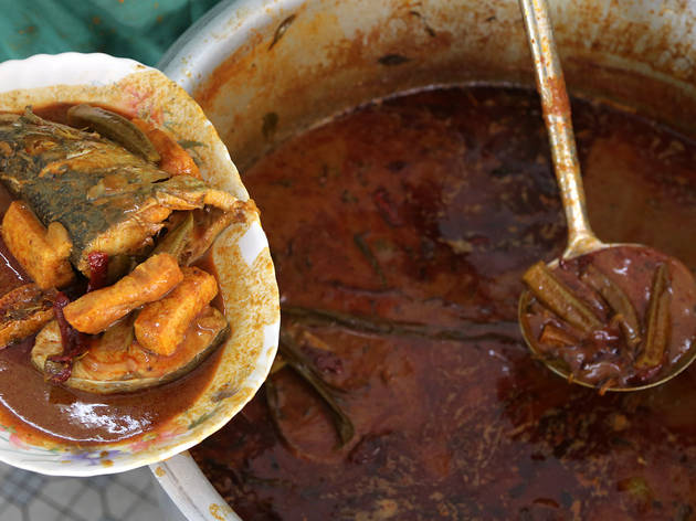 Fish head curry at Restoran Sin Hiap Kee Fish head curry at Restoran Sin Hiap Kee
