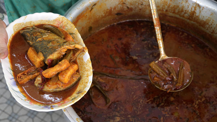 Fish head curry at Restoran Sin Hiap Kee