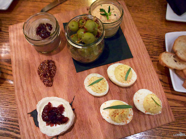 The Raven's Club serves great cocktails and bar snacks.