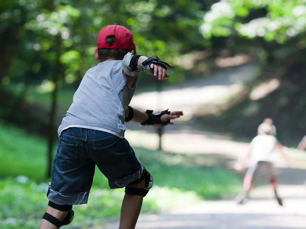 Niños patines Niños patines